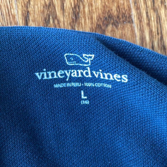 Vineyard Vines dress/casual dark blue long sleeve shirt. - Picture 3 of 4